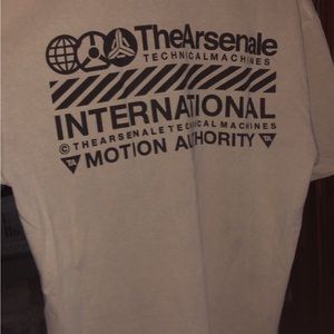 Arsenale Tee. Medium. Brown/black. Worn once